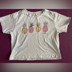 New Billabong 100% Cotton Crop 🍍 Tee - Pale Blue - Medium